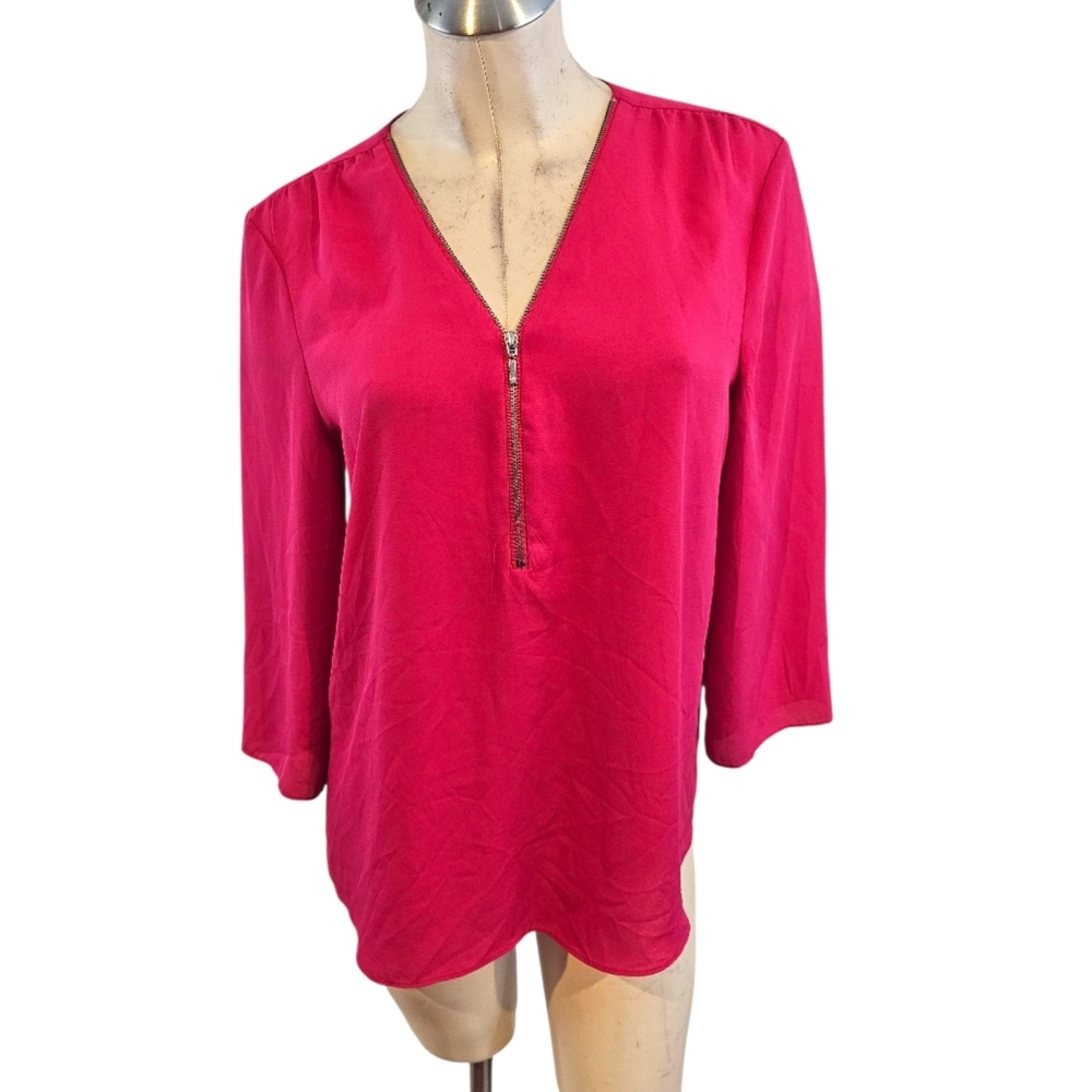 3/$25 INC International Concepts Size 10 Pink Top Front Zipper